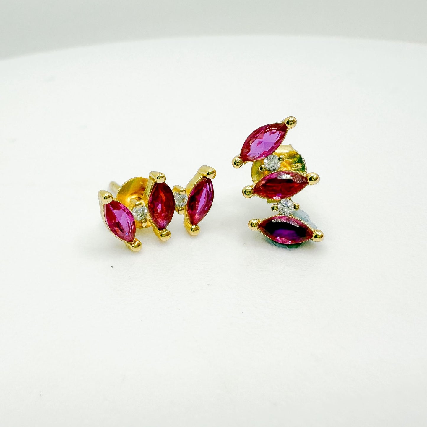 Pendientes "Rubí Imperial"