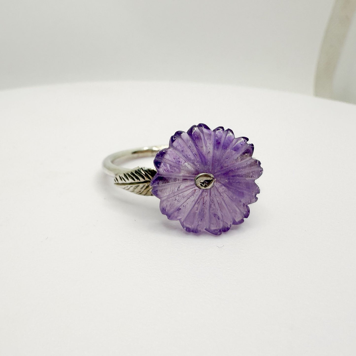 Anillo Flor de Amatista
