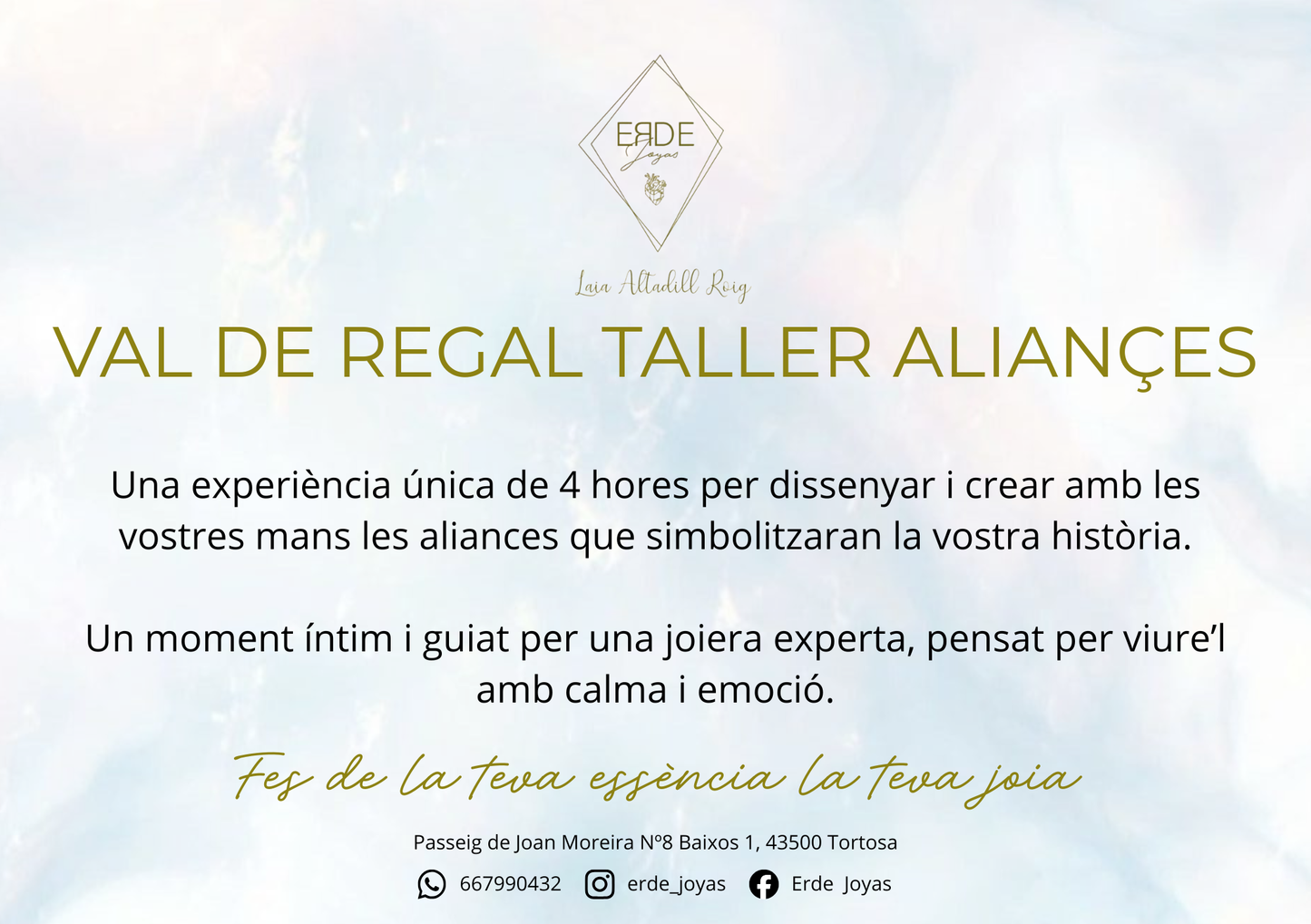 Val regal - Tallers