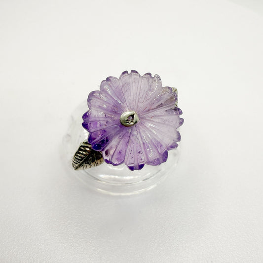 Anillo Flor de Amatista