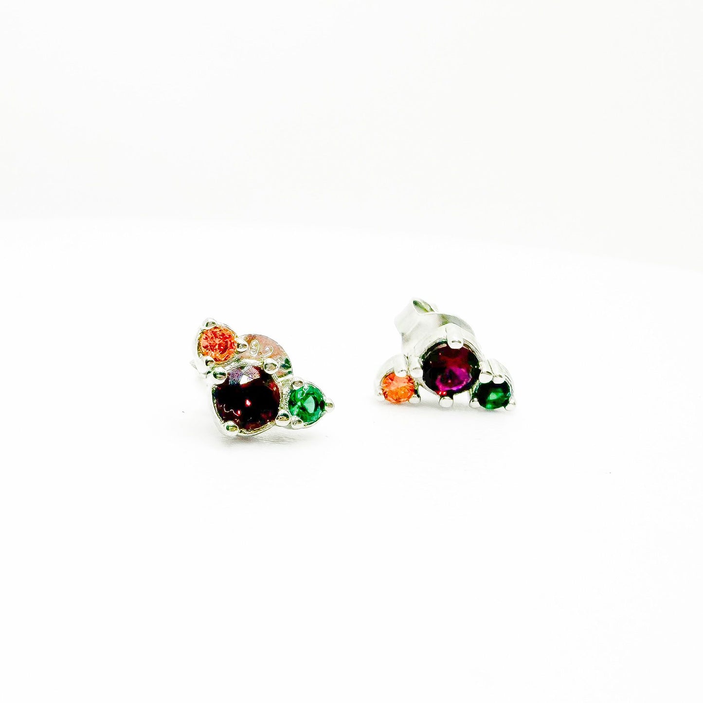 Pendientes Tricolor Fantasía