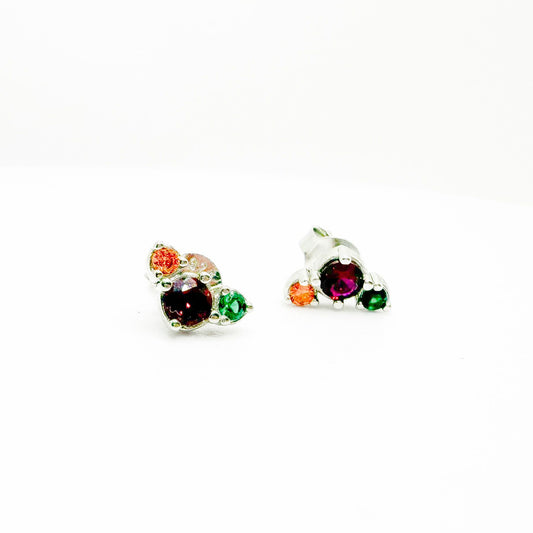 Pendientes Tricolor Fantasía