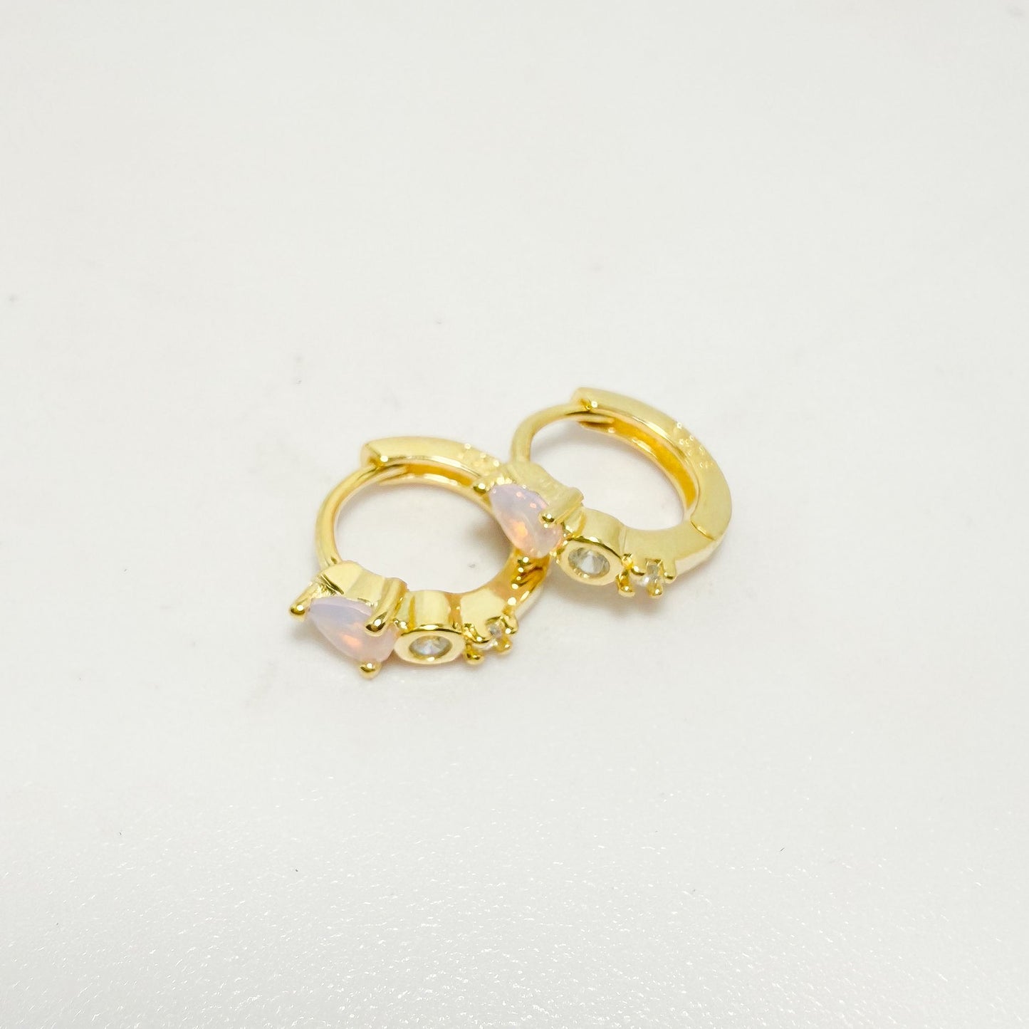 Pendientes Aurora rosa