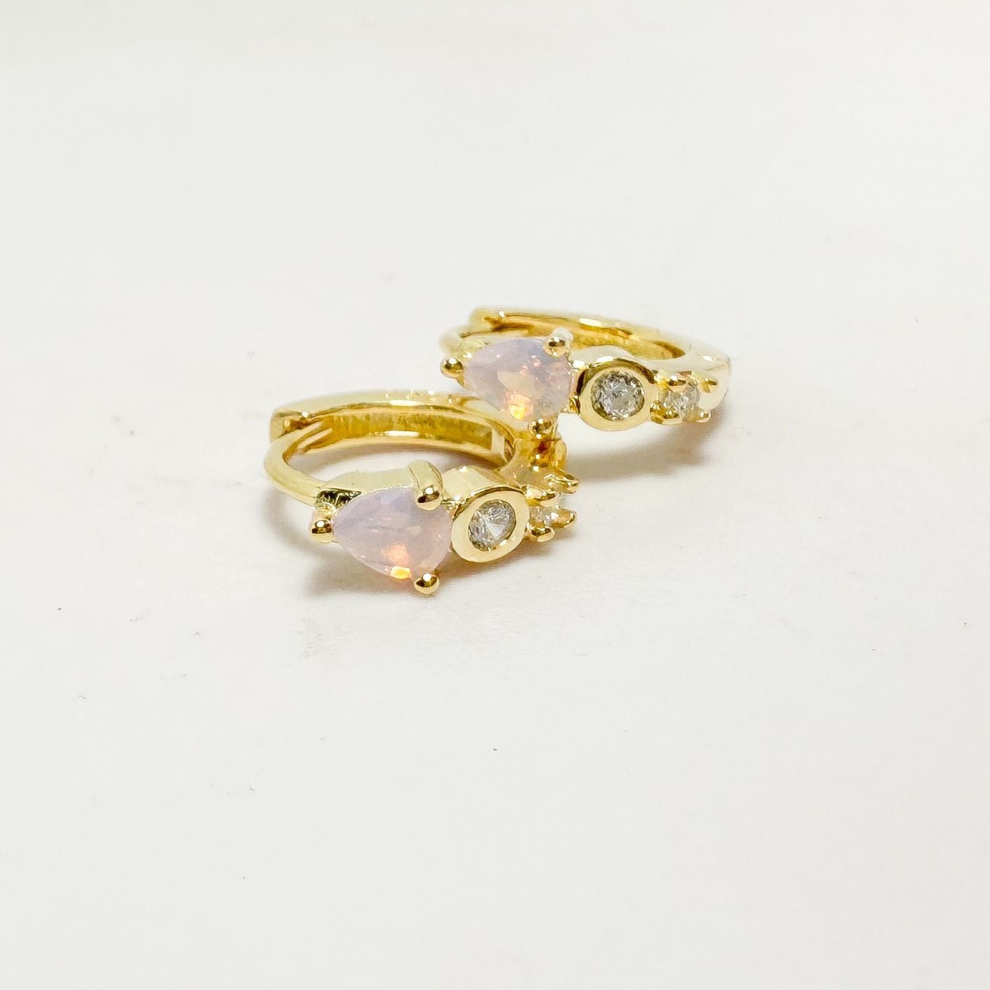 Pendientes Aurora rosa